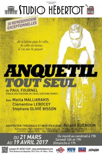 Anquetil tout seul au Studio Hébertot