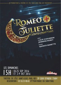 Roméo et Juliette (conte chantant) au Théâtre de l'Île Saint-Louis
