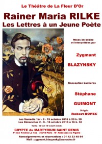 Les Lettres à un jeune poète à la Crypte du Martyrium de Saint-Denis