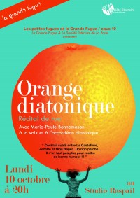 Orange Diatonique au Studio Raspail