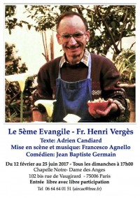 Le 5ème Évangile Henri Vergès à la Chapelle Notre-Dame-des-Anges