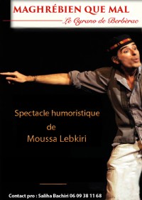 Moussa Lebkiri : Maghrébien que mal au Théâtre de Nesle