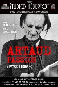 Artaud-Passion au Studio Hébertot