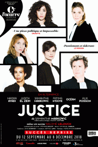 Justice au Théâtre de l'Œuvre - Reprise
