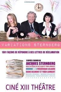 Variations Sternberg ou 1001 façons de répondre à une lettre de réclamation au Ciné 13 Théâtre