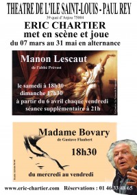 Madame Bovary / Manon Lescaut par Éric Chartier