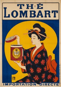 Eugène Ogé — Affiche « Thé Lombart » Importation Directe Paris, 1901.