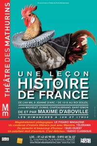 Une leçon d'histoire de France au Théâtre des Mathurins