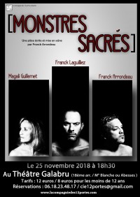 Monstres sacrés au Théâtre Montmartre Galabru