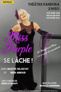 Miss Purple se lâche au Théâtre Pandora