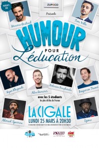 Campus Comedy Tour : Humour pour l'Éducation à La Cigale