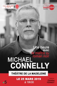 Michael Connelly, une heure avec le maître du roman noir au Théâtre de la Madeleine