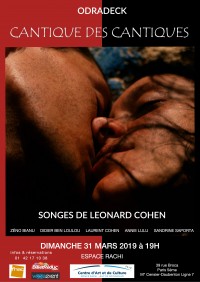 Cantique des cantiques, songes de Leonard Cohen à l'Espace Rachi