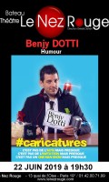 Benjy Dotti : The Comic Late Show au Nez Rouge