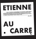 Affiche de l'exposition Étienne Robial, Étienne au carré à la Maison d'art Bernard Anthonioz