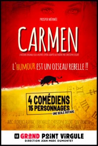 Carmen, l'humour est un oiseau rebelle !! au Grand Point Virgule