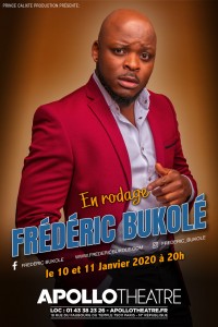 Frédéric Bukolé : Je suis venu, j'ai vu à l'Apollo Théâtre