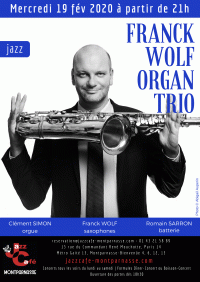 Franck Wolf trio en concert