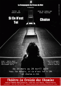 Diptyque Bond(s) : opus 2 - Chaise au Théâtre La Croisée des Chemins - Salle Belleville