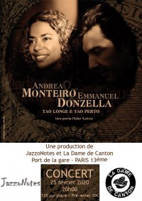 Andréa Monteiro et Emmanuel Donzella en concert