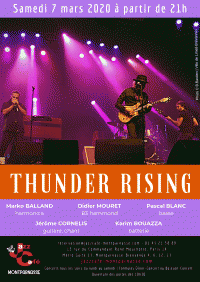 Thunder Rising en concert