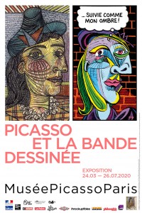 Picasso et la bande dessinée - Affiche de l'exposition
