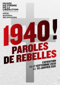 Exposition 1940 ! Paroles de rebelles - Affiche