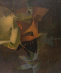 Joaquín FERRER, De tierra adentro, 1962, huile sur toile, 162x130cm