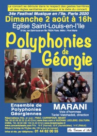 L'Ensemble de polyphonies géorgiennes Marani en concert