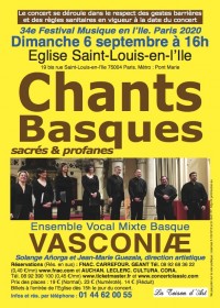 L'Ensemble vocal basque Vasconiae en concert
