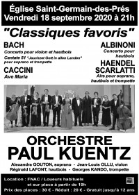 L'Orchestre Paul Kuentz et solistes en concert