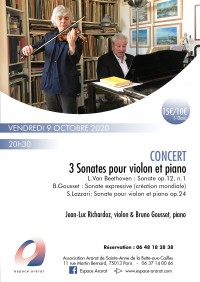 Jean-Luc Richardoz et Bruno Gousset en concert