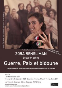 Zora Bensliman : Guerre, paix et bidoune à la Comédie Dalayrac