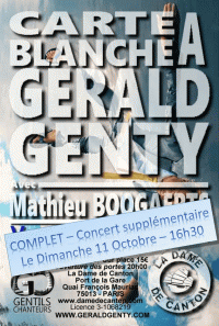 Gérald Genty et Mathieu Boogaerts à la Dame de Canton