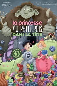 Affiche La Princesse au petit pois dans la tête - Théâtre Le Bout
