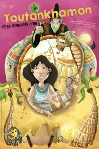 Affiche Toutankhamon et le Scarabée d'or - Théâtre Le Bout