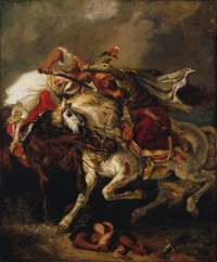 Eugène Delacroix, Le combat du Giaour et du Pacha, 1835
