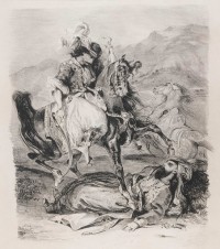 Eugène Delacroix, Le combat du Giaour et du Pacha
