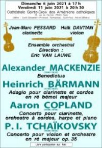 Ensemble orchestral, Jean-Marc Fessard et Haïk Davtian en concert