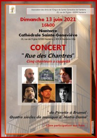 « Rue des chantres » en concert