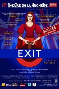 Affiche Exit - Théâtre de la Huchette (prolongations)
