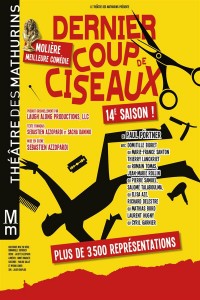Affiche Dernier coup de ciseaux - Théâtre des Mathurins