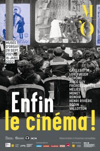 Affiche de l'exposition Enfin le cinéma ! au Musée d'Orsay