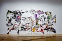 Vhils, Fondations View from Art From The Streets - ArtScience Museum