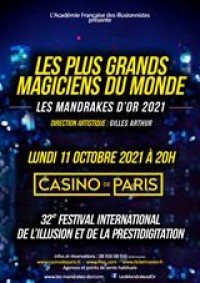 Affiche Les Mandrakes d'Or 2021 - Casino de Paris