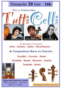Nathalie Jacquet, Catherine Hausfater et Lucile Fauquet en concert
