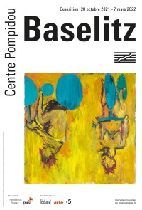 Affiche de l'exposition Georg Baselitz, La rétrospective au Centre Georges-Pompidou