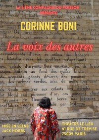 Affiche Corinne Boni - La voix des autres - Le Lieu