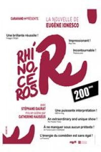 Affiche Rhinocéros - La nouvelle - Théâtre L'Essaïon