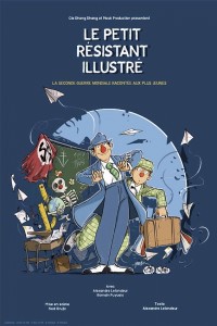 Le Petit Résistant illustré à l'Espace Paris-Plaine - Affiche